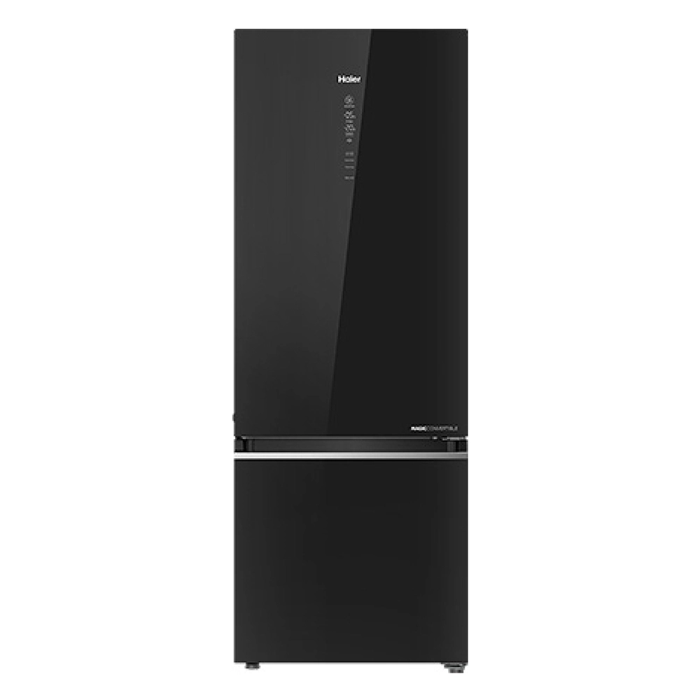 Haier 355L 3 Star Inverter Frost Free Double Door Bottom Mounted Convertible Refrigerator with Triple Inverter & Dual Fan Technology HRB-4053PKG-P